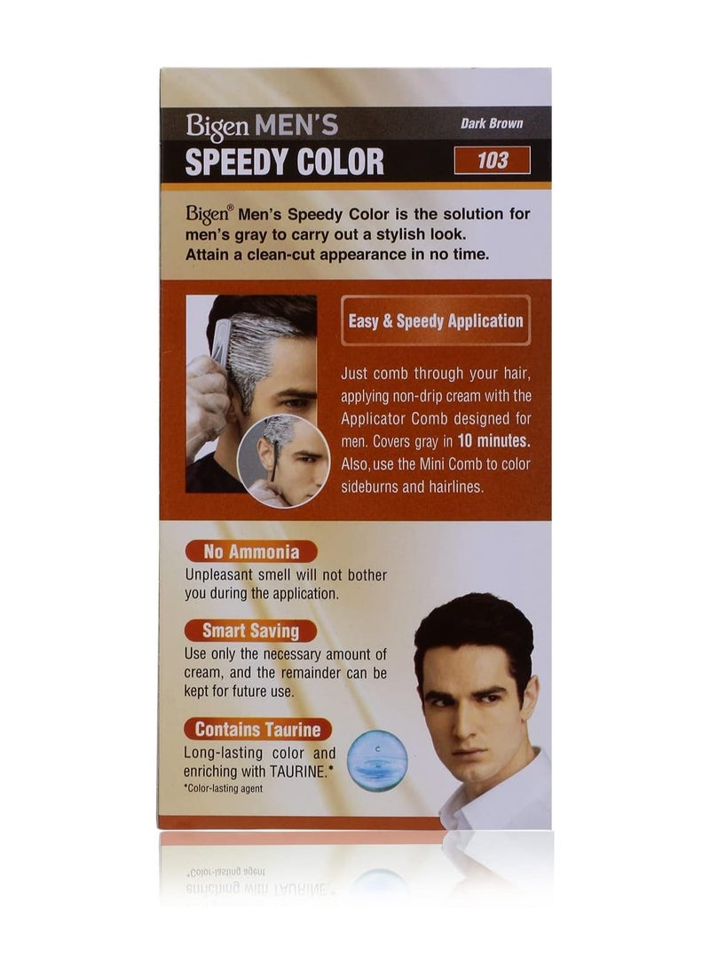 Bigen - Bigen - Men's Speedy Color, Dark Brown 103,80g - Image 1