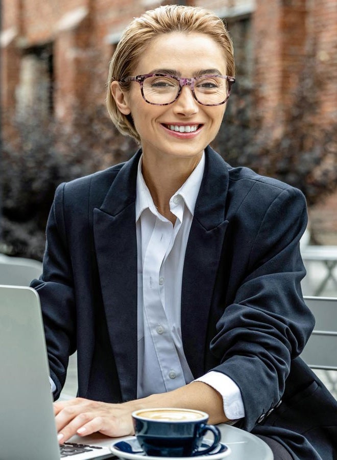 JOLISU Reading Glasses For Women - 5 Pack Stylish Readers For Womens Men Spring Hinge Eyeglasses -Blue Light Blocking Protection Frame (1.25) - Image 3