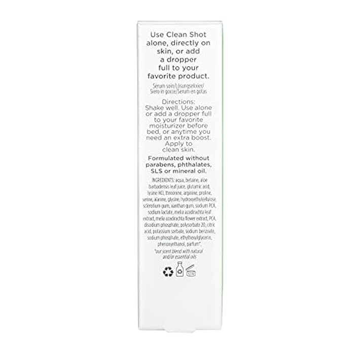 Pacifica Face Serum by Pacifica - Clean Shot Vegan Amino Acid 10% Complex10% Solution l – Balancing Facial Serum for Oily & All Skin Types, Vegan & Cruelty-Free, 0.8 oz - Image 2