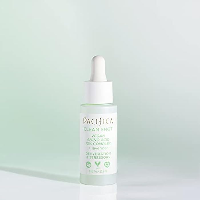 Pacifica Face Serum by Pacifica - Clean Shot Vegan Amino Acid 10% Complex10% Solution l – Balancing Facial Serum for Oily & All Skin Types, Vegan & Cruelty-Free, 0.8 oz - Image 5