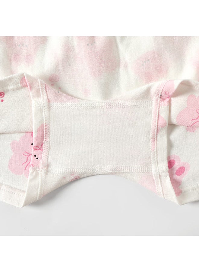 Fentengcare Girls' Underwear, 10a Antibacterial, 4-pack, 100% Pure Cotton Crotch, Children's Boxer Briefs, Combed Cotto - Image 5