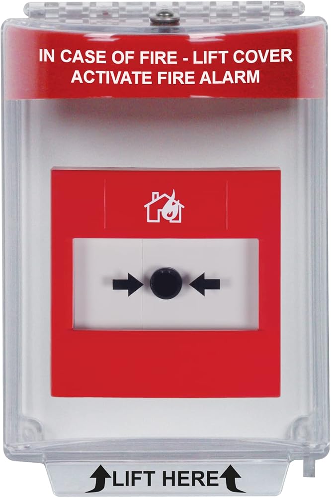 STI Safety Technology International, Inc. STI-13010FR Universal Stopper®, Flush Mount and Fire label, Indoor/Outdoor Protective Polycarbonate Cover for Pull Stations or Call Points - Image 2