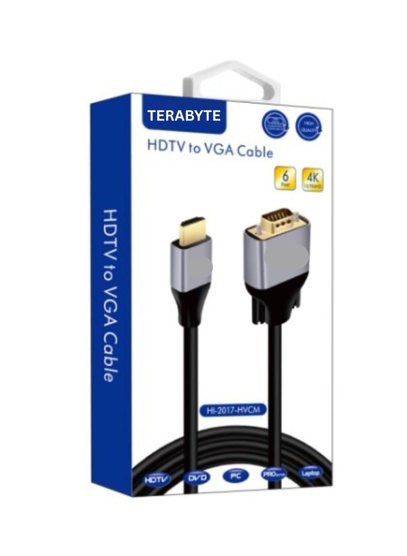 Terabyte HDTV To VGA Cable 1.8M - Image 1