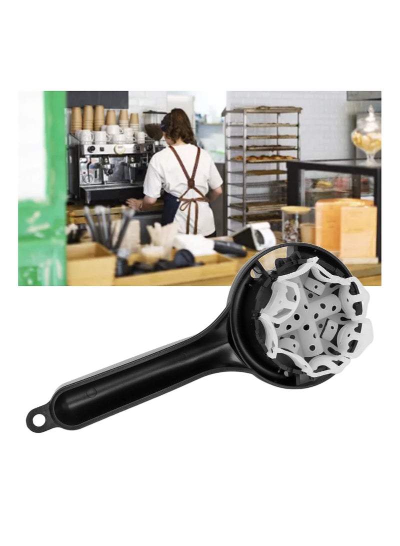 Y&D SYOSI Coffee Machine Brewing Head Silicone Cleaning Brush, 2.2-2.3in Espresso Brushes with Plastic Handle Cafe Grinder Cleaner for Utensils  - Image 3