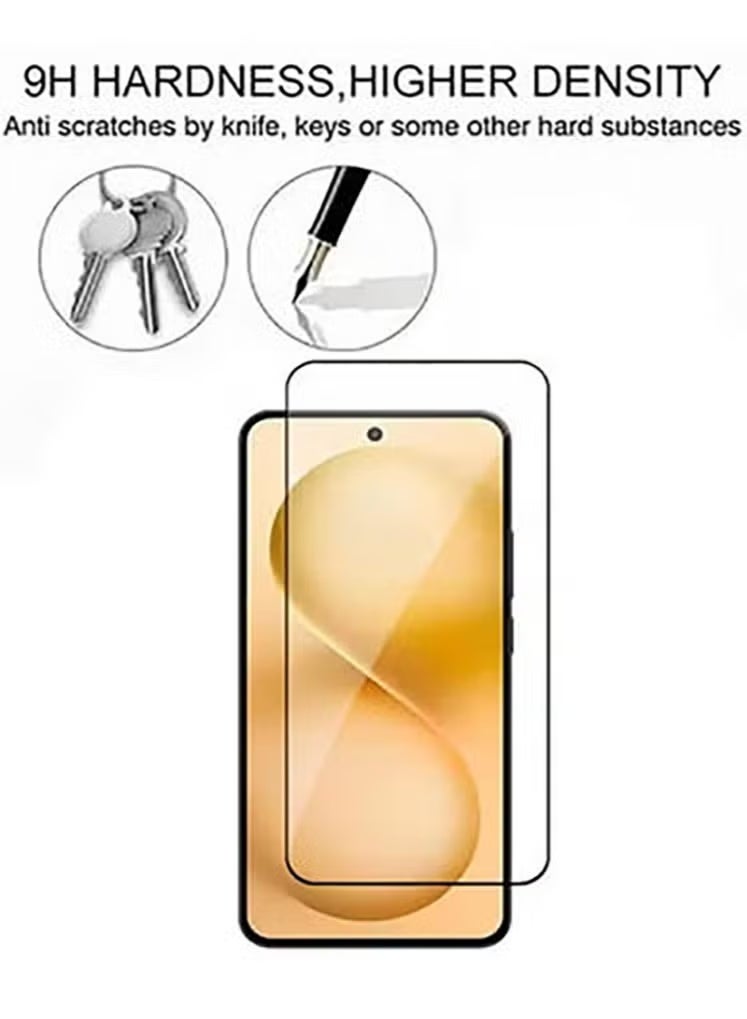 يويو تيك واقي شاشة Vivo V60 مقاس 6.77 بوصة (إصدار 2025)، عالي الدقة، صلابة 9H، مقاوم للخدش، خالٍ من الفقاعات وسهل التركيب، مصنوع من الزجاج المقوى. - Image 2