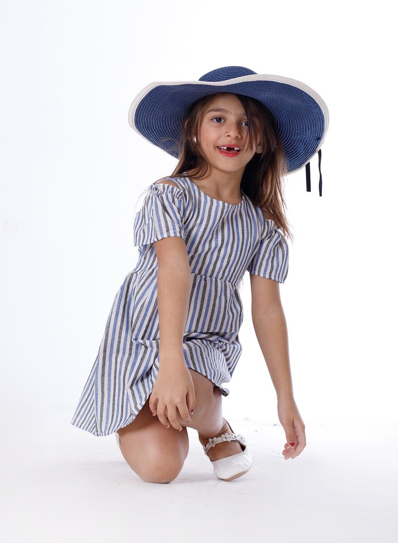 BEBO Girls Dress Grey - Image 2