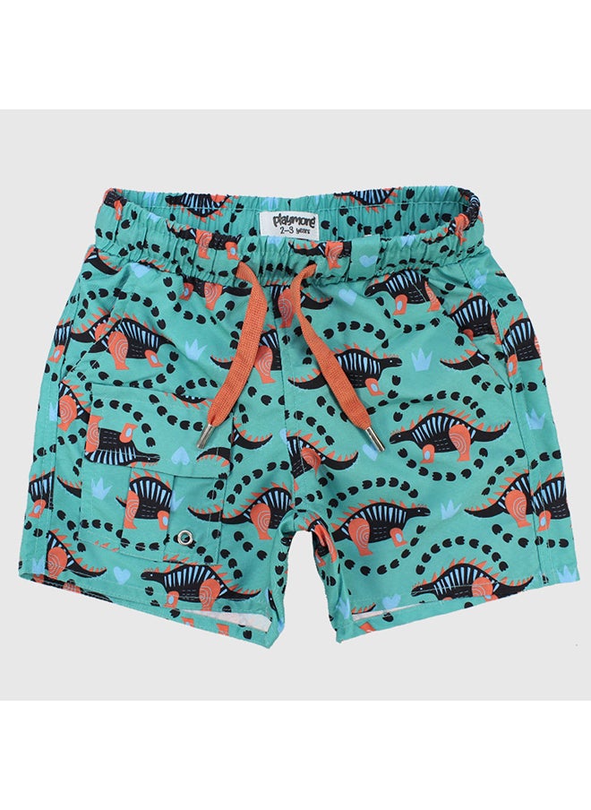 playmore - Dino Turquoise Swim Suit - Image 1