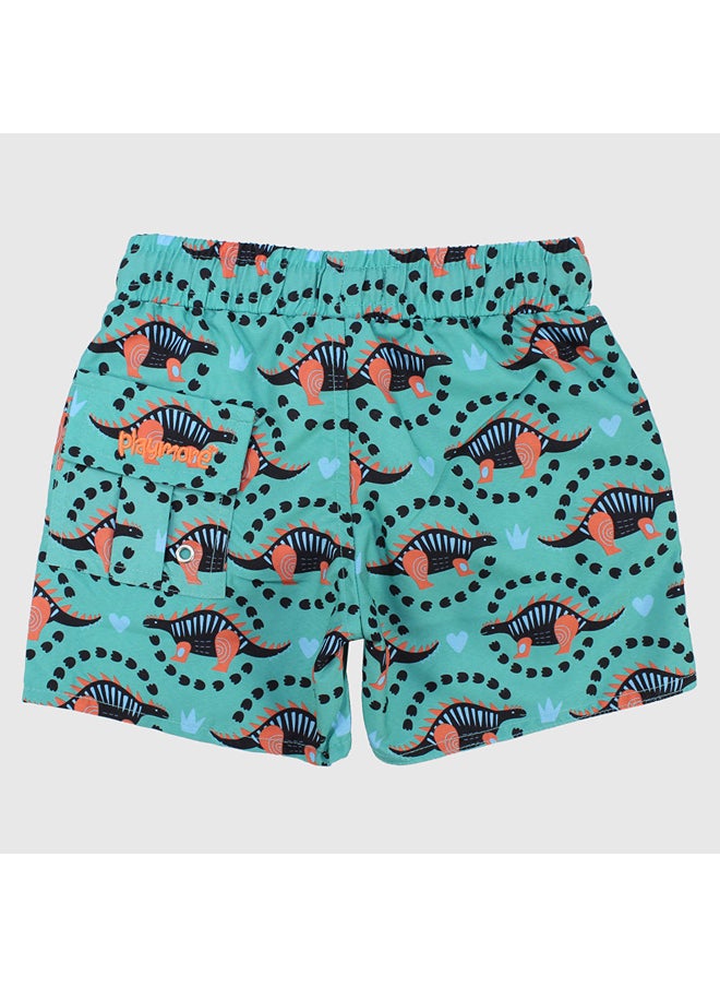 playmore - Dino Turquoise Swim Suit - Image 1