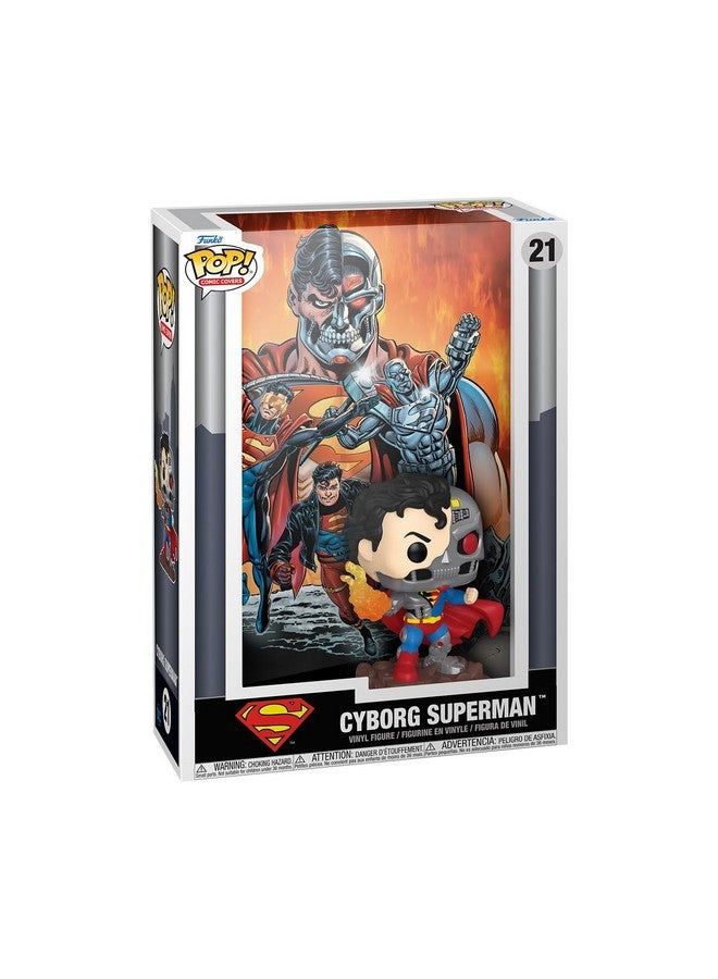 Funko Pop Comic Cover: DC - Cyborg Superman - DC Comics - Collectable Vinyl Figure - Gift Idea - Official Merchandise - Toys for Kids & Adults - Model Figure for Collectors - Image 1