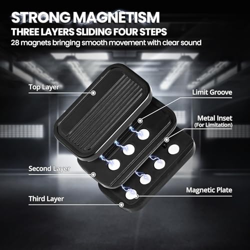 ITOKEY Fidget Toys EDC Metal Fidget Slider Toys Stress Relief EDC Fidget Toy Magnetic Metal ADHD Fidget Toys Office Desk Fidgets Gifts Stress Figette Toys for Adults - Image 5