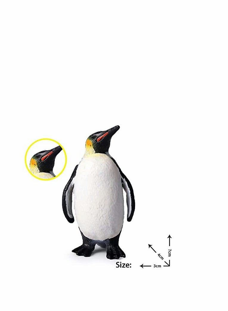Excefore 3Pcs Penguin Toys Realistic Animal Figurines, Plastic Arctic Animals for Early Educational Birthday Party Favors Cake Topper Gift for Kids - Image 4