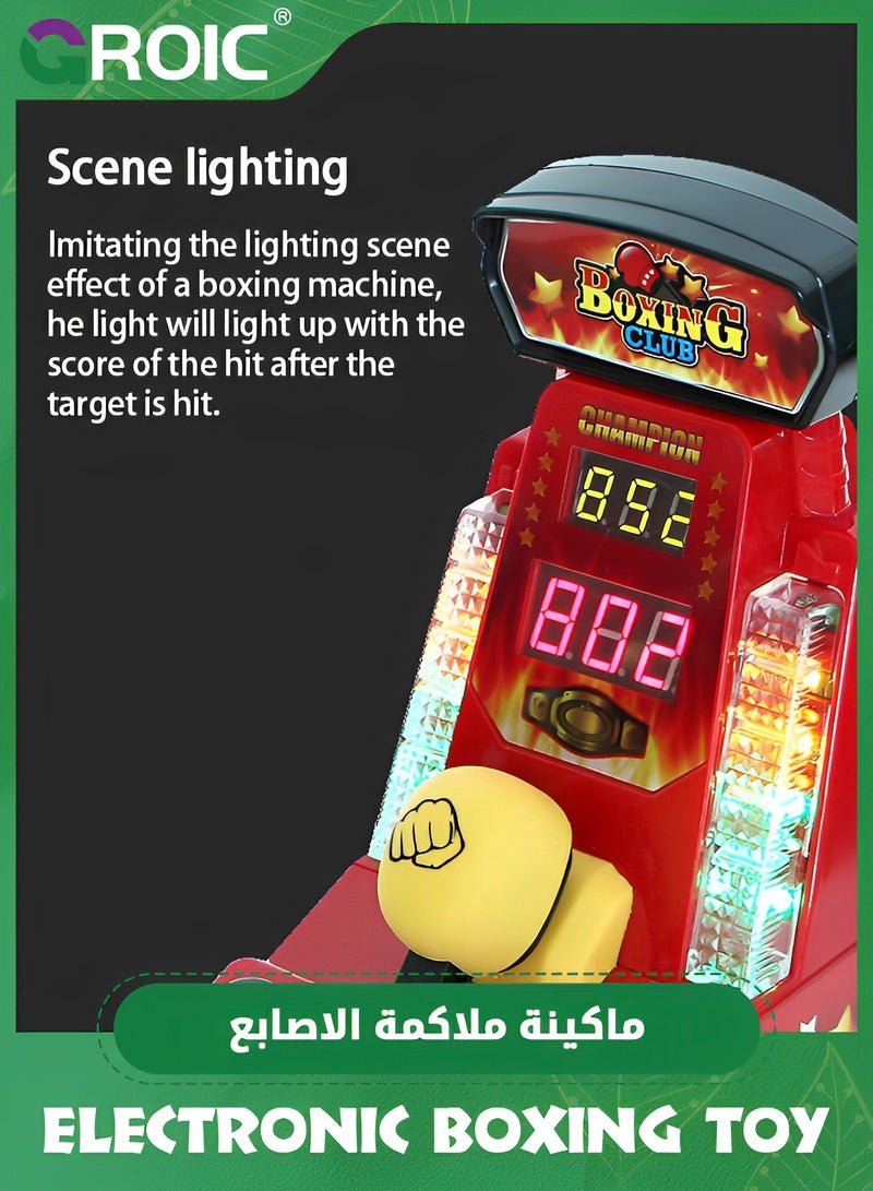 GROIC Table Boxing Game,Finger Elastic Machine, Children's Mini-integral Finger Boxing Machine,Parent-child Interactive Game machine, Board Game - Image 5