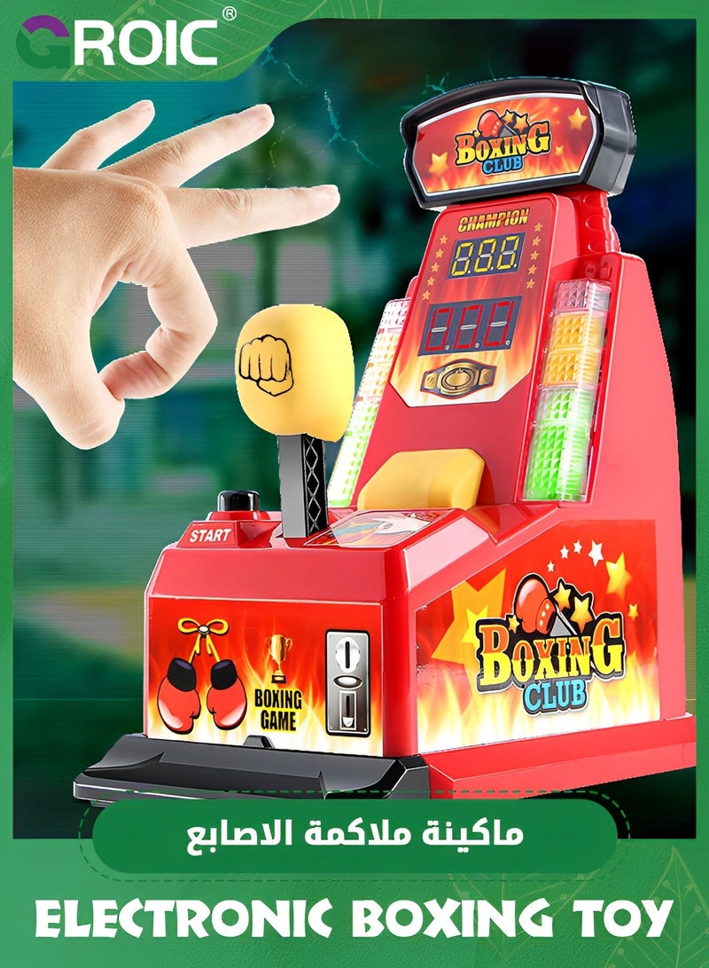 GROIC Table Boxing Game,Finger Elastic Machine, Children's Mini-integral Finger Boxing Machine,Parent-child Interactive Game machine, Board Game - Image 2