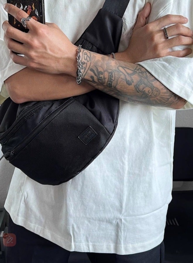 Men's Titanium Steel Braided Bracelet | Hip Hop Double Loop Wrist Accessory (8mm Width/21cm Length, Steel Color) - Image 4