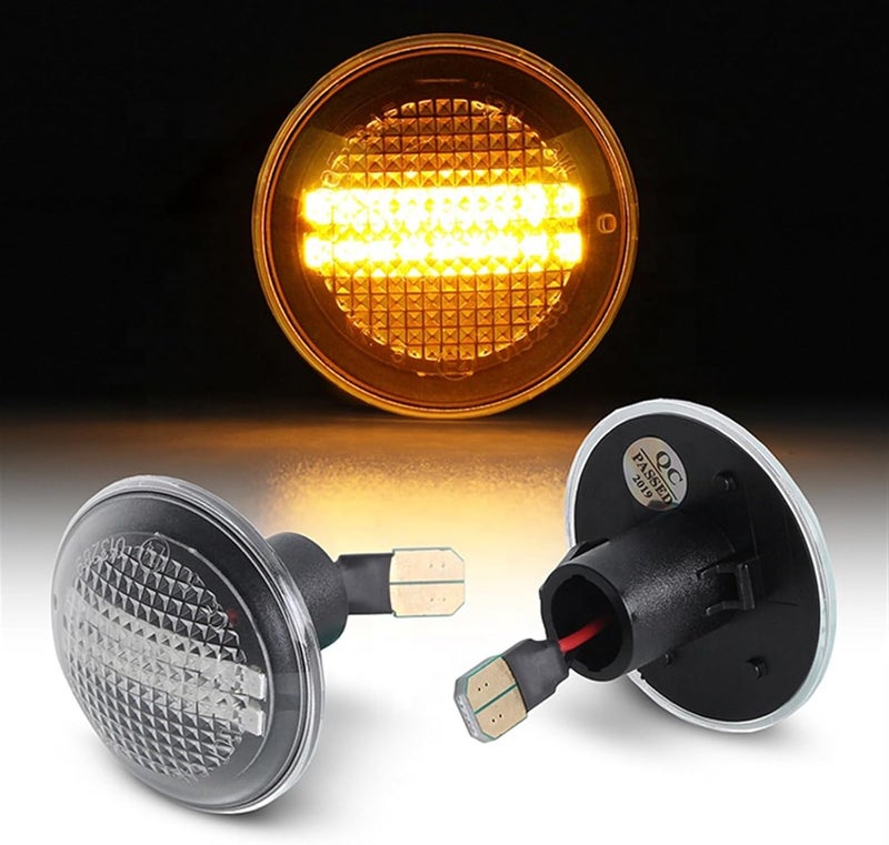 QASULER Dynamic Amber Side Marker Lights - Image 4
