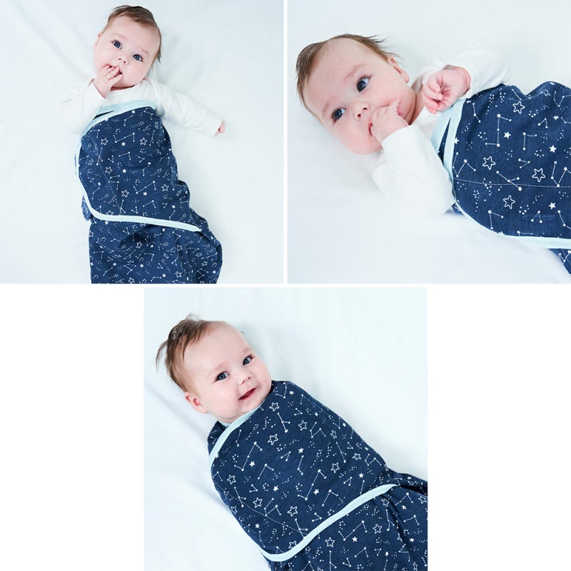 insular SU3007 3PCS Baby Swaddle Wrap Blanket Soft Cotton Infant Sleeping Blanket with Cute Space Plants Pattern for Newborn Baby Boys Girls - Image 5