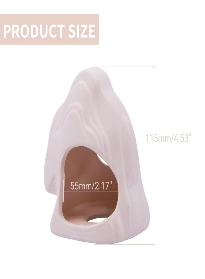 Saim Aquarium Ceramic Cave Decorations, Betta Fish Tank Accessories Hideaway Decor for Goldfish Shrimp Breed Swim Play and Hide Fit for 10 Gal Betta Fishtank - Image 3
