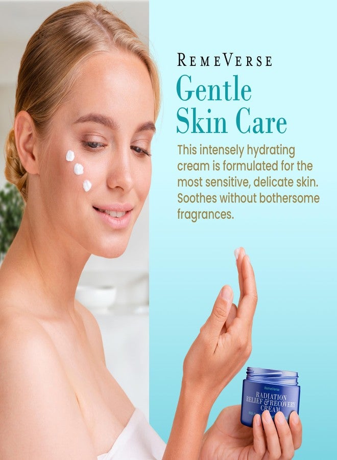 RemeVerse Radiation Cream - Unscented, Gentle, Hyaluronic Acid, Peptides & Calendula Cream for Burns, Soothing Skin and Hydrate Sensitive Skin, Radiation Treatment Skin Care - 6 fl oz - Image 5