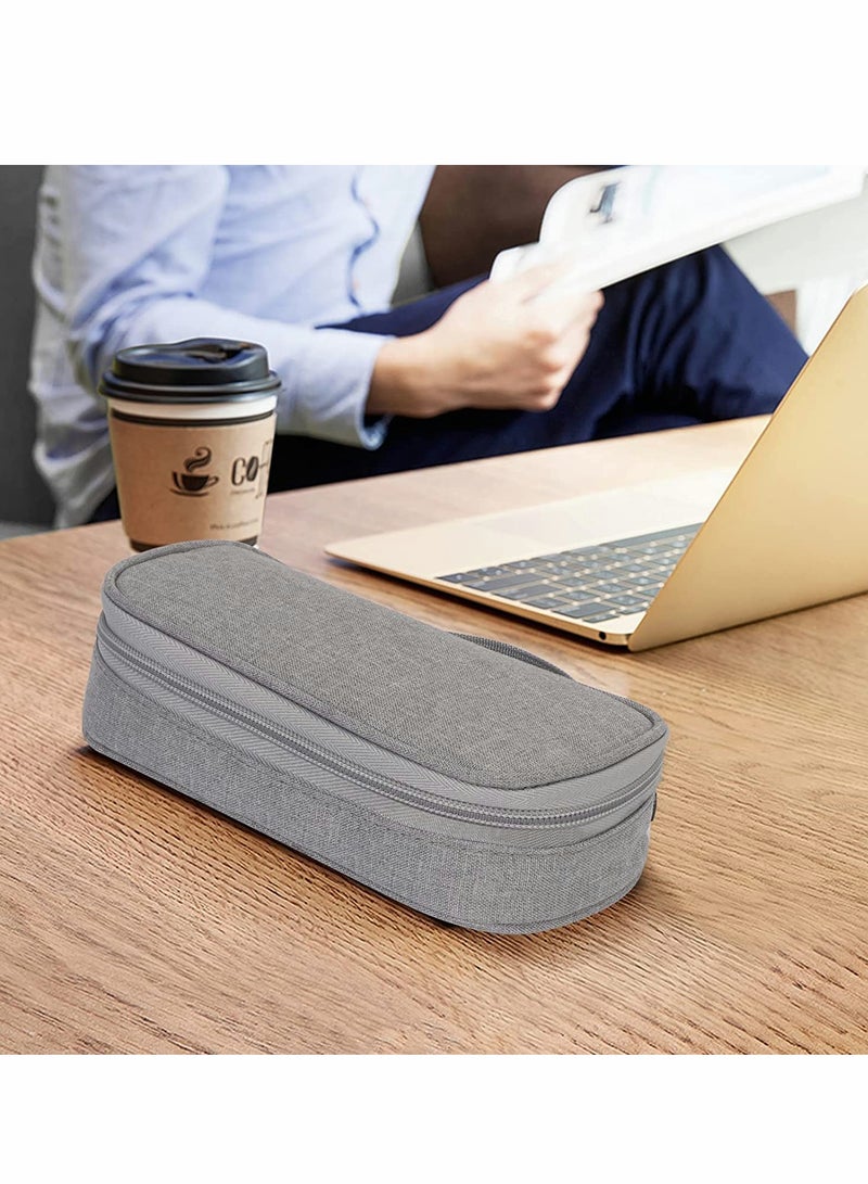 Zikra Cable Organizer Bag, Travel Electronic Accessories Organizer Bag, Travel Gear Storage Carrying Sleeve Pouch for USB Cable, Earphones, Power Banks, USB Drive, SD Card, Charger Hard Disk Storage Bag - Image 3