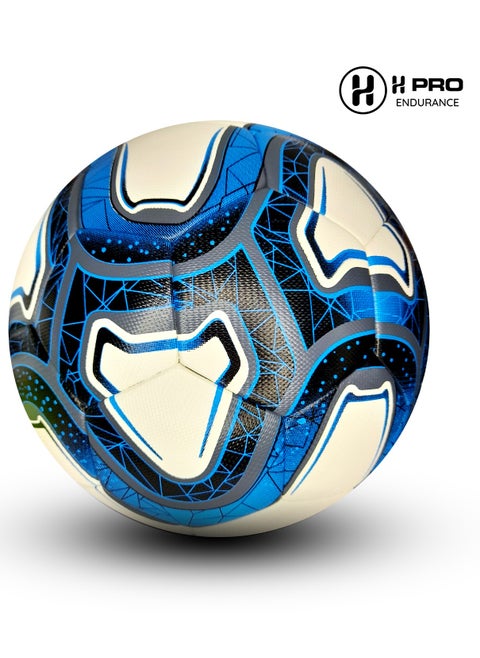 Pro Training Football | Soft Touch, Enhanced Grip, Ideal For Beginners & Advanced Players | Size 5 | Blue