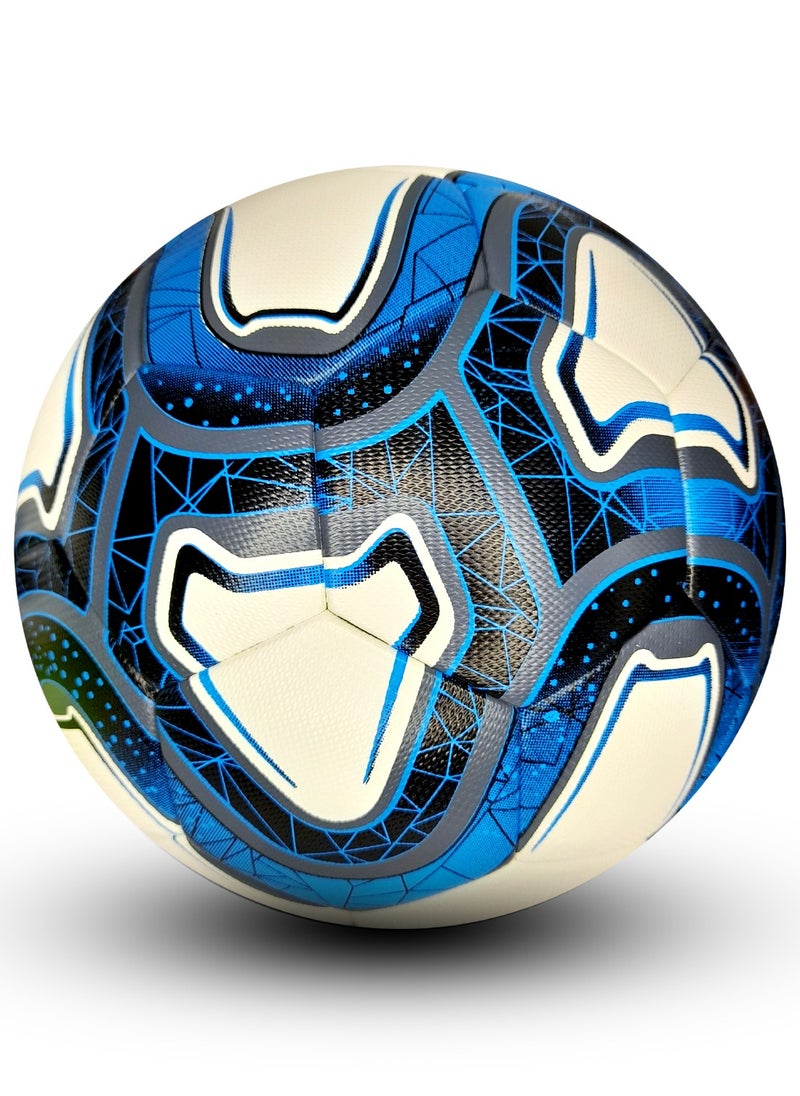 H PRO - Pro Training Football | Soft Touch, Enhanced Grip, Ideal For Beginners & Advanced Players | Size 5 | Blue - Image 1