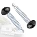 AFZZ Pan Head Metal RV Screws Black 8x1 for Quad Drive Self Tapping Drill RV Interior and Exterior Enclosed Trailer Repair Screws 100 Pcs - Image 2