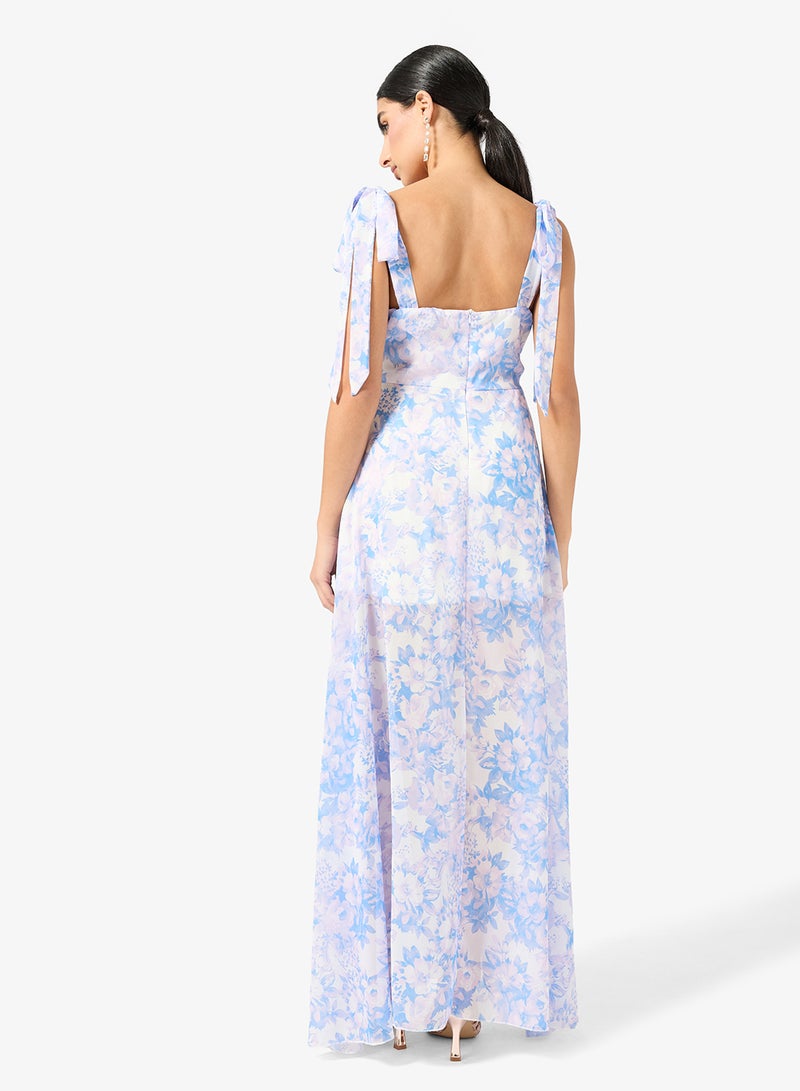 ELLA Floral Print Dress - Image 2