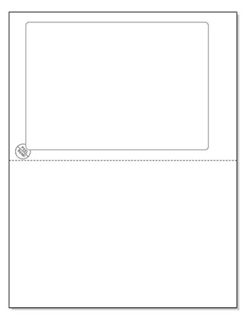 NextDayLabels - Click Ship Integrated Sticker with Tear Off Receipt, Designed for Printing Online Labels. 8-1/2"x11" with one Label 6.8125" x 4.75", Use for USPS, Ebay, Paypal, Etsy, ETC. (50 Labels) - Image 1