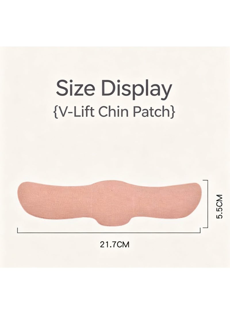 10Pcs Instant V-Line Lifting Tape, Elastic Double Chin Reducer Patch, Anti-Sagging Skin Tightening Beauty Strips - Image 4