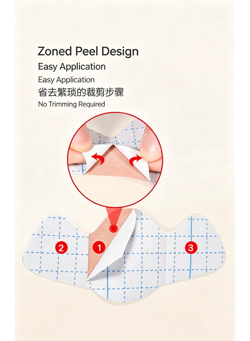 10Pcs Instant V-Line Lifting Tape, Elastic Double Chin Reducer Patch, Anti-Sagging Skin Tightening Beauty Strips - Image 5