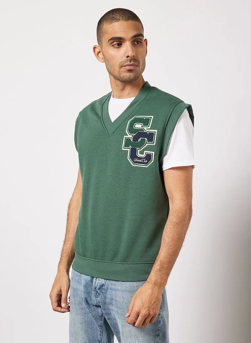 JACK & JONES Oversized Varsity Sweater