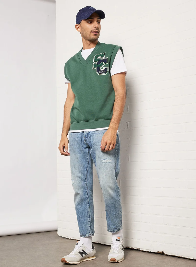 JACK & JONES Oversized Varsity Sweater