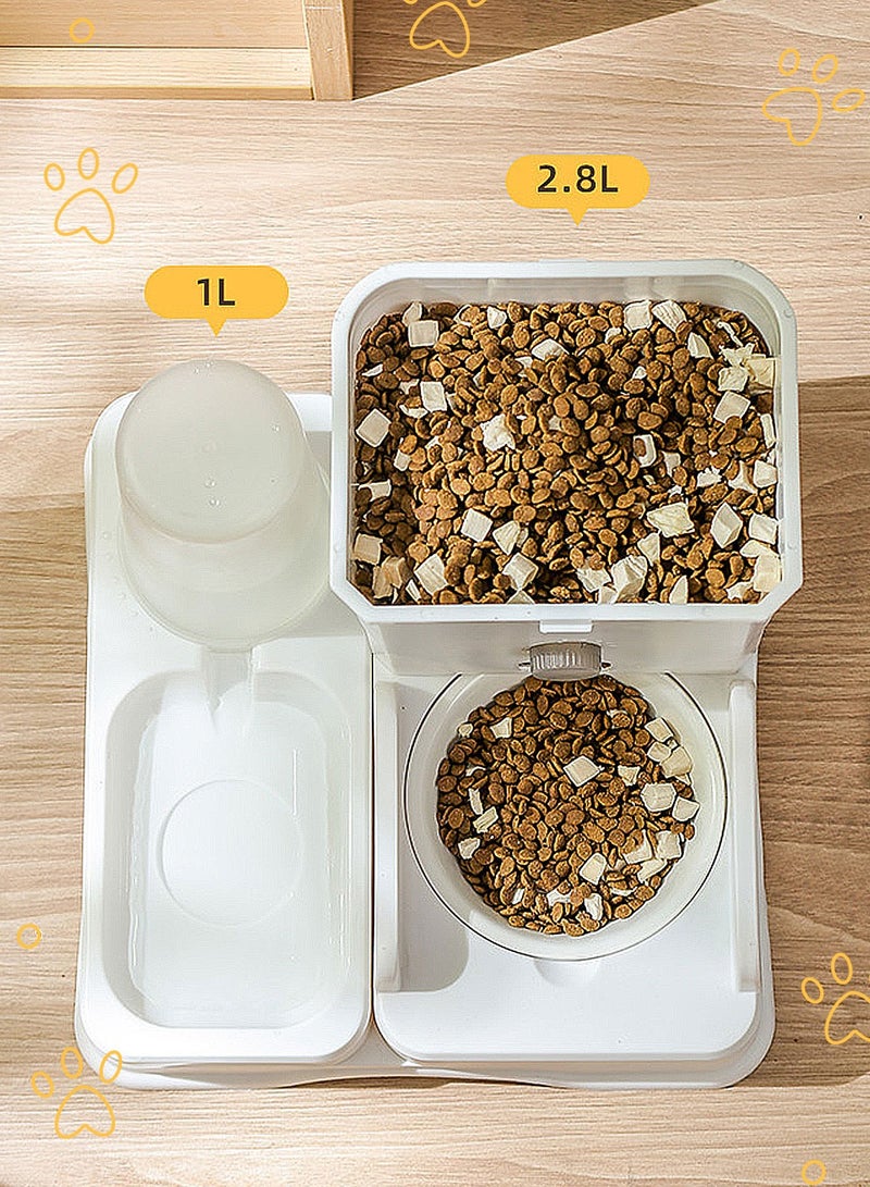 Automatic Cat Feeder Pet Dog Feeder Cat Bowl Dog Water Feeder Bowl Cat Feeder and Water Dispenser