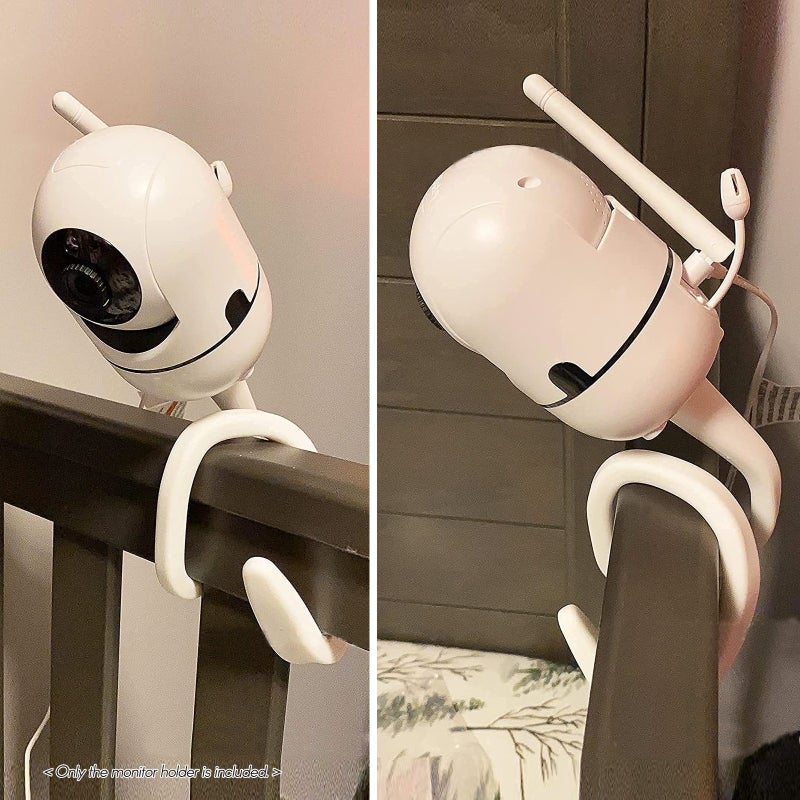 Universal Baby Monitor Holder Versatile Twist Mount with 1/4 Inch Screw for Crib Most Monitors - Image 5