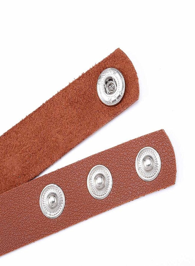 Gangel Cat Shaped Choker Punk PU Leather Choker Goth Necklace Chain Collar Halloween Cosplay Costume for Women (Pack of 1) (Brown) - Image 5