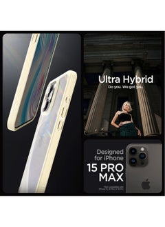 Spigen غطاء حماية هجين للغاية متوافق مع هاتف iPhone 15 Pro Max - بيج صامت  - Image 2
