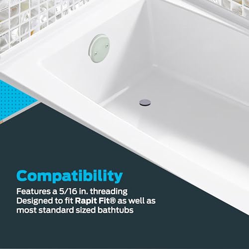 EZ-FLO سدادة قابلة للضغط مع ختم مطاطي، خيط 3/8 بوصة، مطلي بالكروم، 35240 - Image 3