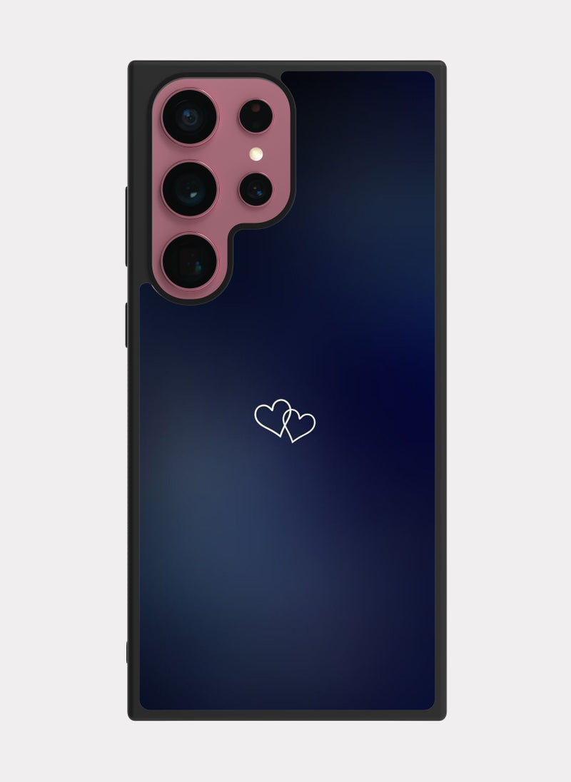 PXLAAT Samsung Galaxy S22 Ultra case cover White Heart - Image 1