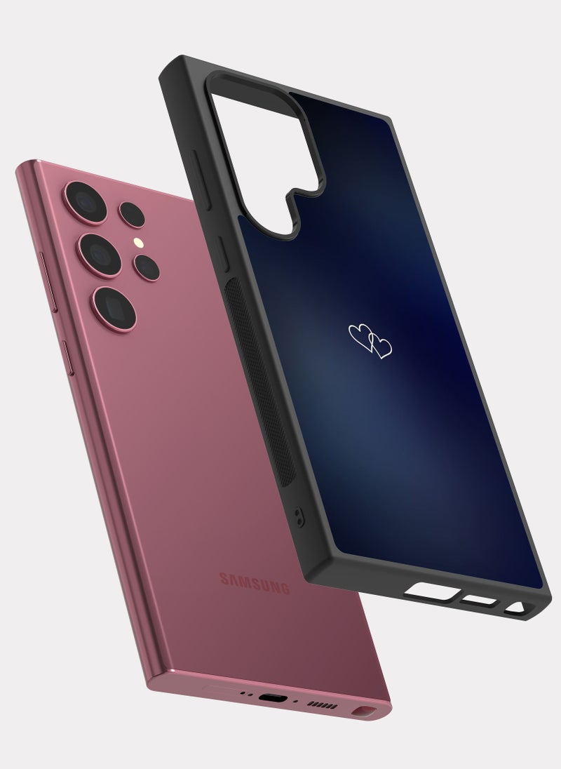 PXLAAT Samsung Galaxy S22 Ultra case cover White Heart - Image 2