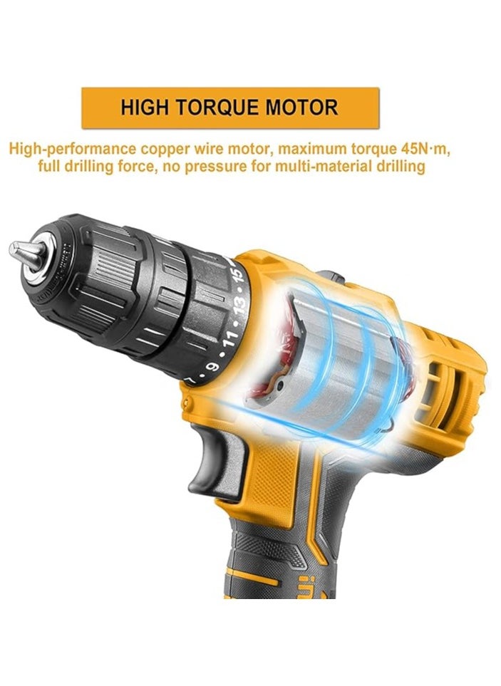 INGCO Ingco Ingco CDLI20028 Lithium-Ion Cordless Drill, Multicolour  - Image 2