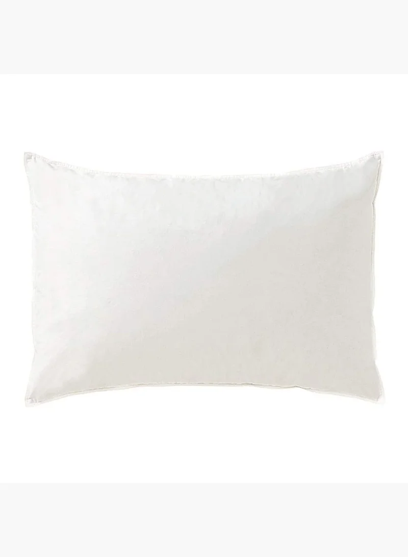 MUJI Feather Pillow, W 65 X L 65 cm, White