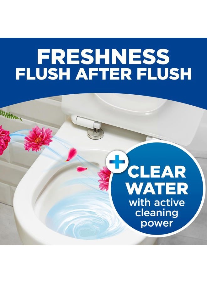 bloo New Bloo Toilet Blocks, Pack of 2, Limescale Remover Cistern, Cleaner with Cleaning and Foaming Action, Fresheners – Fresh Flowers - Image 3