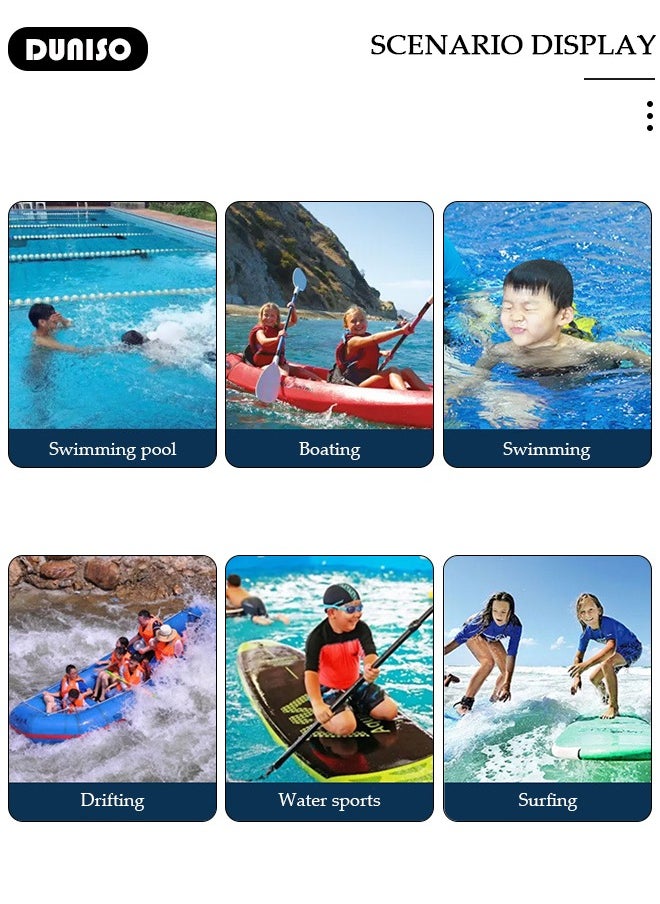 DUNISO Kids Swim Vest Float For Toddler,Floating Jackets Training Vest For Boys And Girls,Easy On And Off Swimming Pool Vest Aid For Age 2-6 Years,Learn To Swim Jacket With Zipper And Velcro  - Image 5