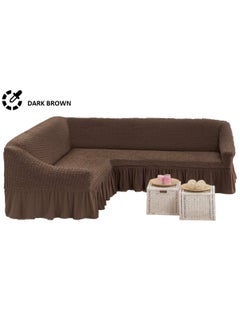 EVORY HOME Sofa Cover L  Shape Super Stretchable Anti-Wrinkle Slip Flexible Resistant 5.5 Meter 