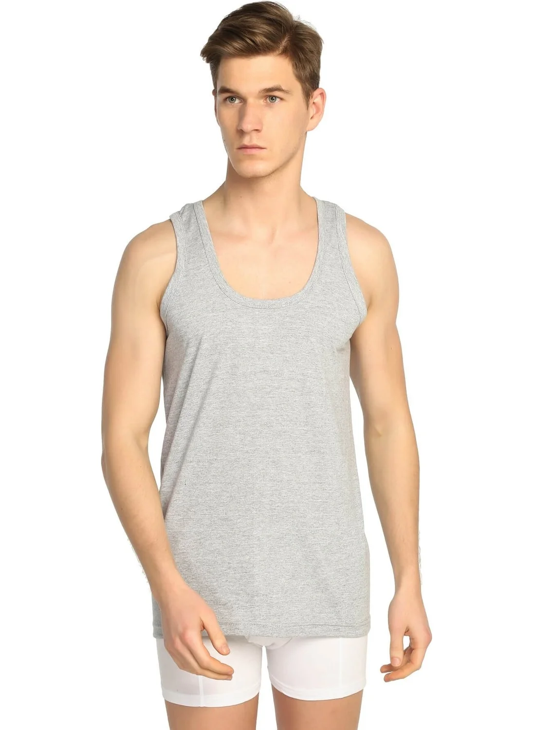 Seher Yıldızı Combed Cotton Colored Men's Undershirt
