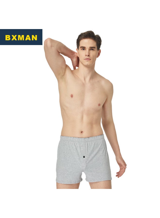 Bxman سراويل داخلية فضفاضة للرجال، سراويل قطنية محبوكة، سراويل داخلية مرنة، 2 قطعة Sk0208 175l - Image 3