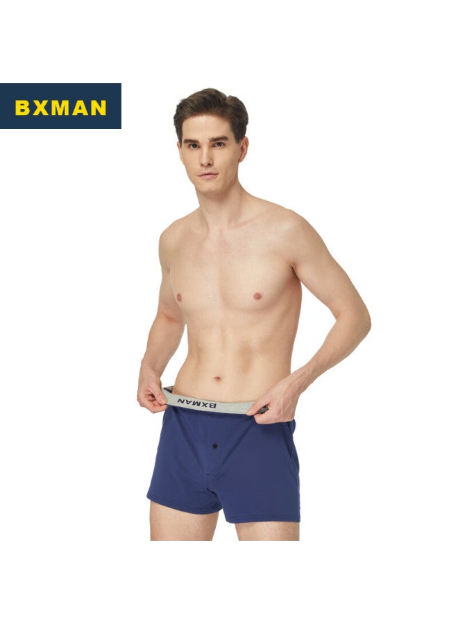 Bxman سراويل داخلية فضفاضة للرجال، سراويل قطنية محبوكة، سراويل داخلية مرنة، 2 قطعة Sk0208 175l - Image 2