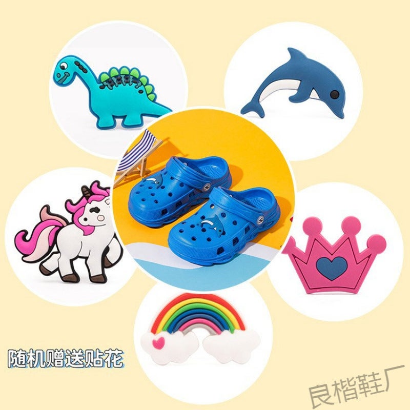 Jinjiang Dachang Habixiong Children'S Shoes Boys Slippers Eva Hole Shoes 2025 Summer Girls' Sandals With Baotou Hole - Image 3