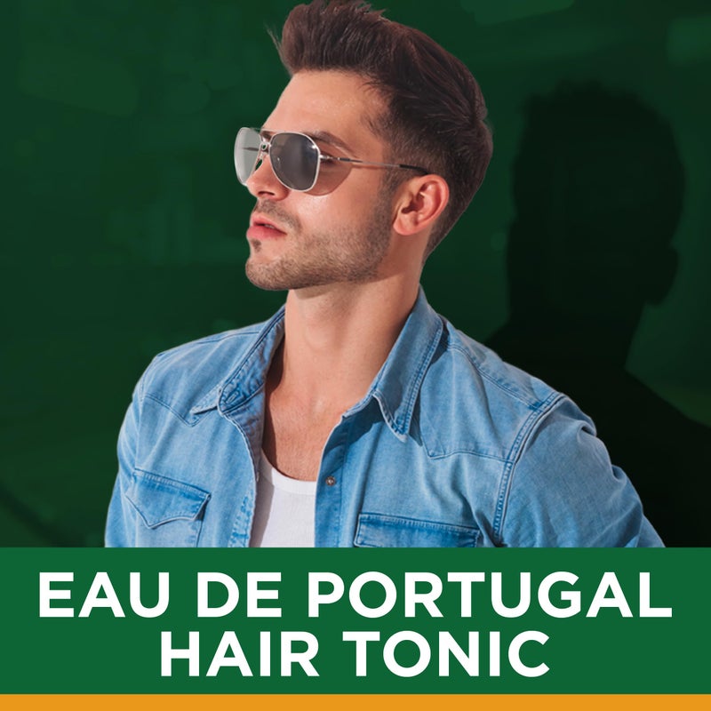 Clubman Pinaud Eau de Portugal Compound Hair Tonic, Formulated for Light Hair, Removes Loose Dandruff, 12.5 fl oz, 1-pack - Image 2
