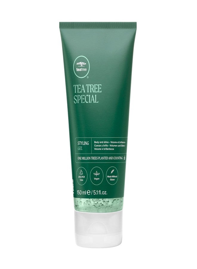Tea Tree Styling Gel, Medium Hold, High-Shine Finish, For All Hair Types, 5.1 fl. oz. - Image 1